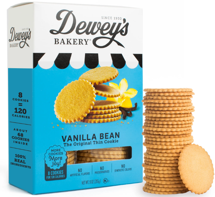 Dewey's Vanilla Bean Cookie Thins 